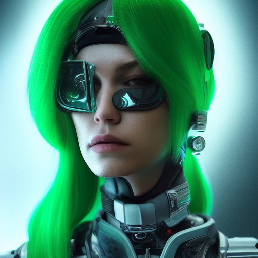 i've been designing ai prompts for #ai generated art testing out the latest in artificial intelligence ai tools -also a bit of #sciencefiction  and #robot #animegirl