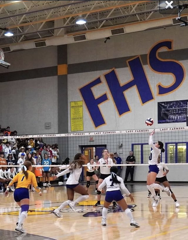 Super excited to reach 1,033 sets for the varsity season! Lets keep fighting Lady Farmers! #Farmersvilleladyfarmers