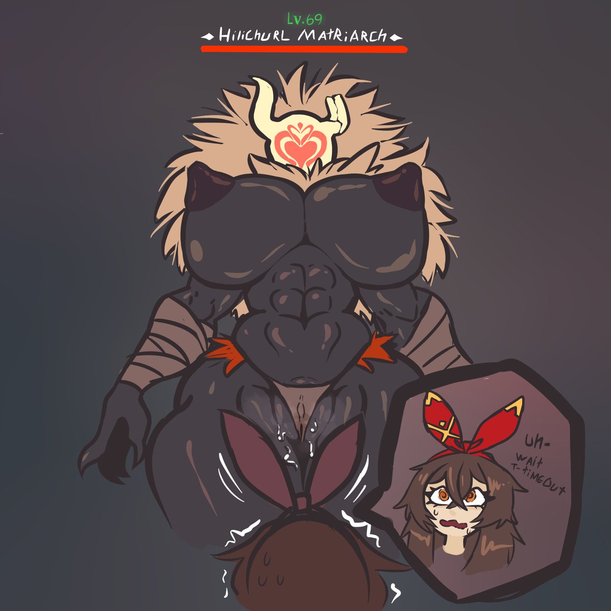 TheWolflance's tweet image. repost Hilichurl Milf t.co88VSrHU...