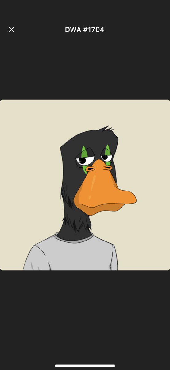 LittleTerror678's tweet photo. wWwooo🤘🤘🤘 #LFG🦆🚀🌙 #DWAs coming through with the #Airdrop🚀 I appreciate it @PunkedDucks @DWAnfts #WAGDUCK #DuckzOverEverything EXCEPT #LittleTerrors😉 https://t.co/FUcZEzG0Zc