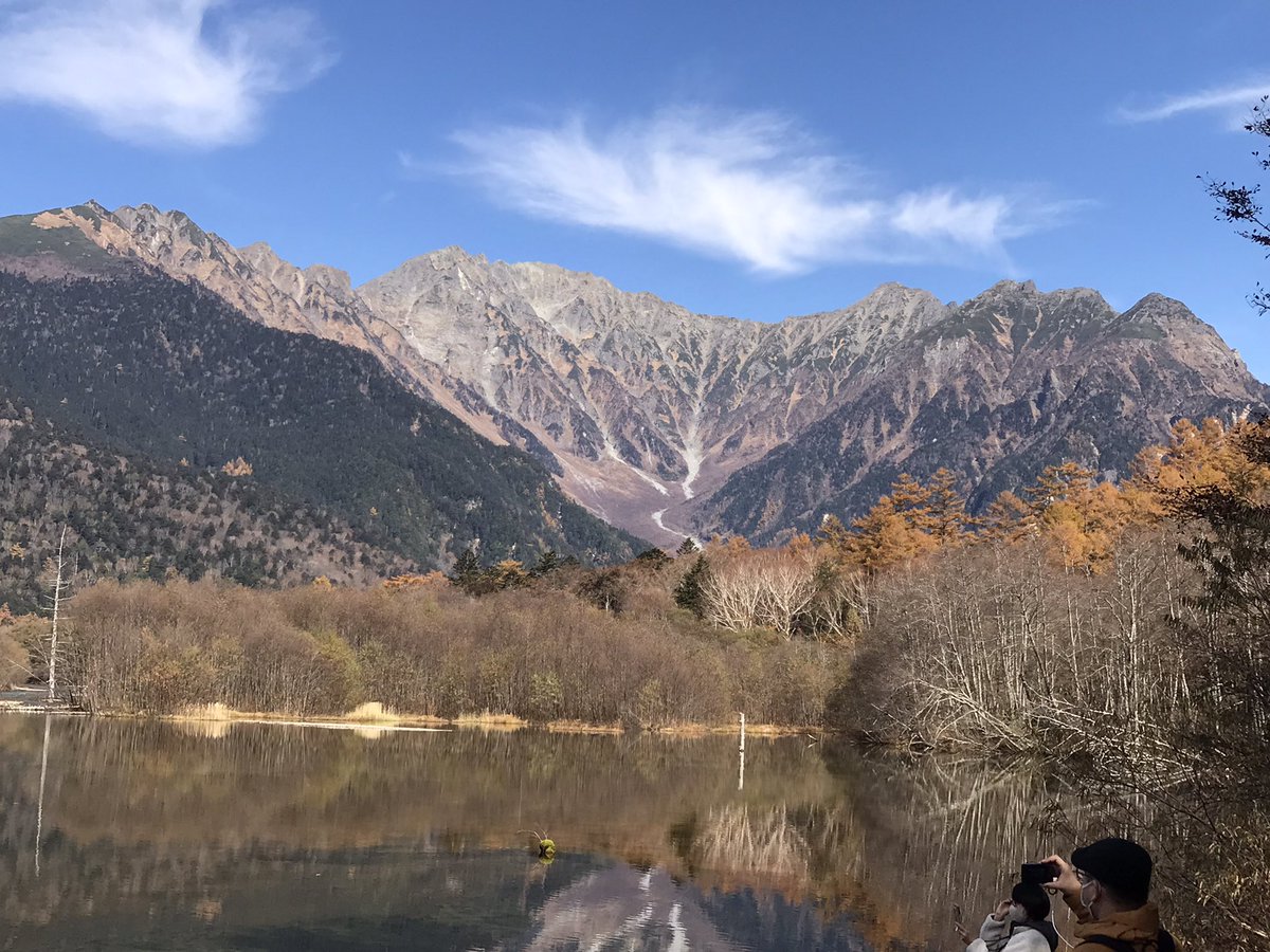 JS2NIX's tweet image. 上高地　晴天なり！