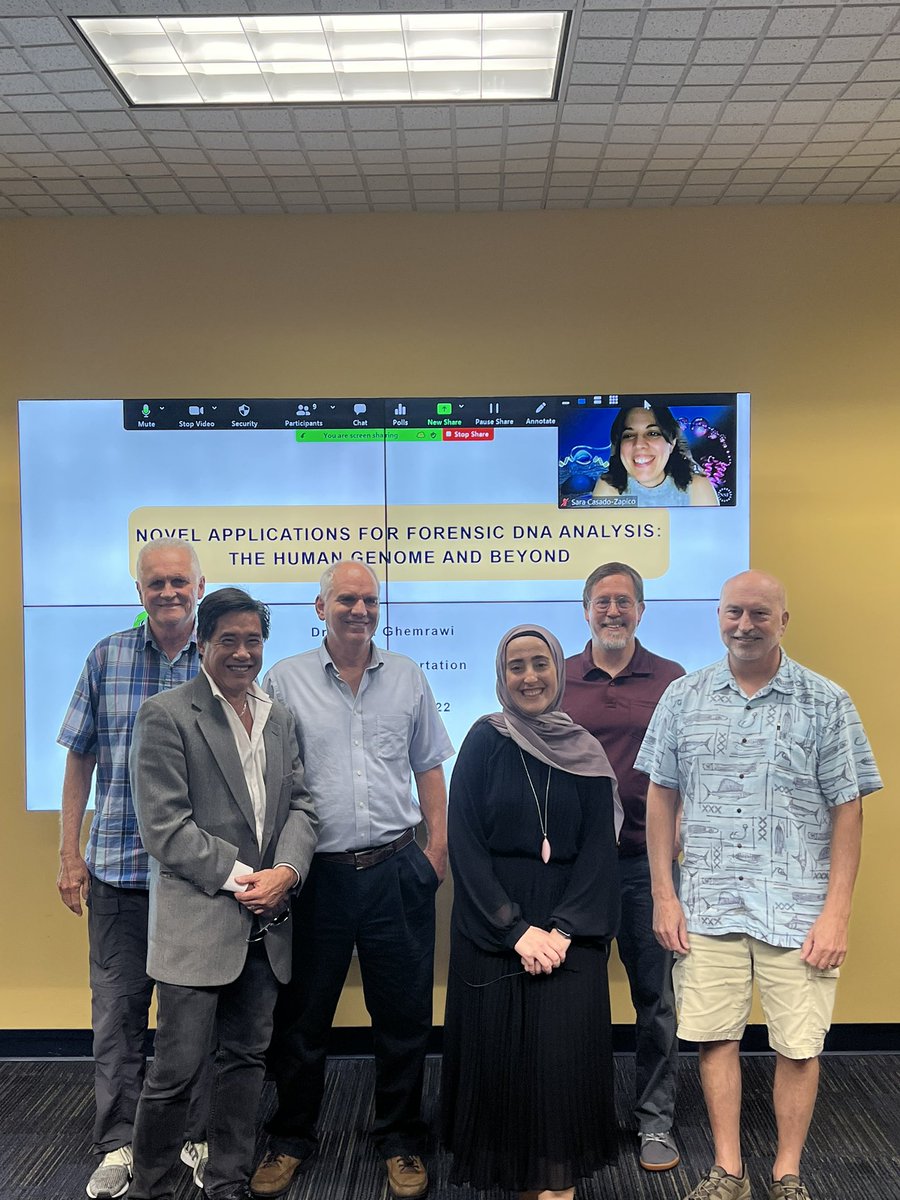 GhemrawiMirna's tweet photo. I officially defended my #PhD dissertation!
What an incredible day! 60+ attendees virtually and in person.
The top comment was “you made us laugh and cry!”
#ForensicBiochemistry #firstgeneration #SciComm
@FIUCASE @FIU_Forensics
@FulbrightMENA @FulbrightPrgrm https://t.co/kIU1IubbFd