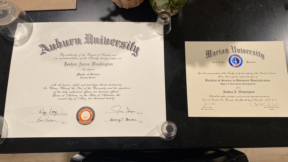 performhoops's tweet photo. When you get your Bachelor’s from a Division III school, then get your Master’s from a Division I school 😂. Man, what a ride it’s been.. Grateful’s always an understatement. https://t.co/un5qpv1aQL