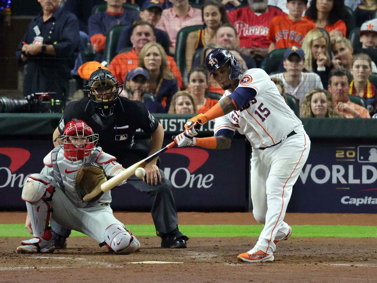 Tom Verducci Lets Us Know That The Astros' Martin Maldonado Used An Illegal Bat In Game 1....Hmmmmm barstoolsports.com/blog/3441698/t…