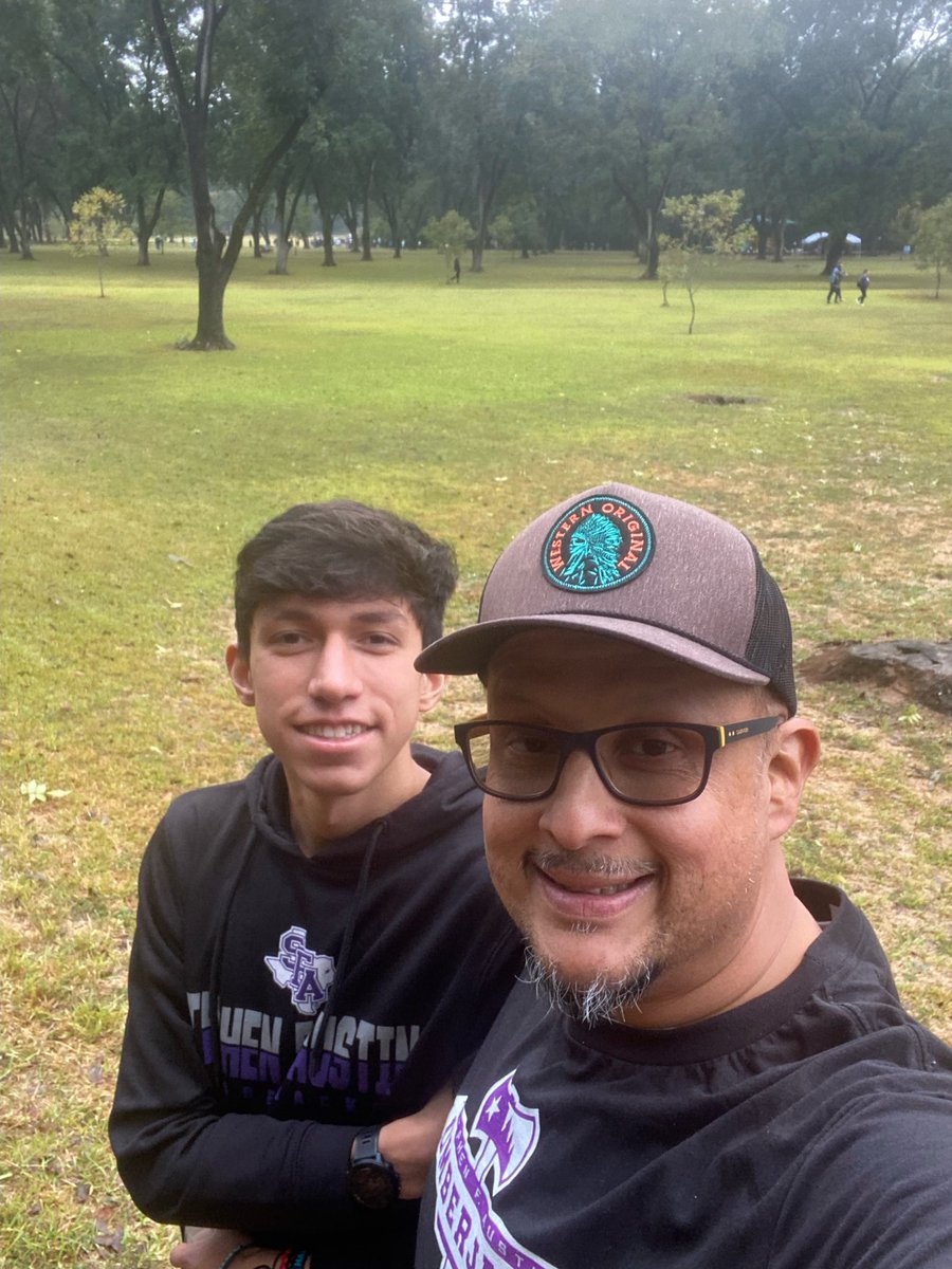 I had a great time with my dad today cheering on my future teammates!!