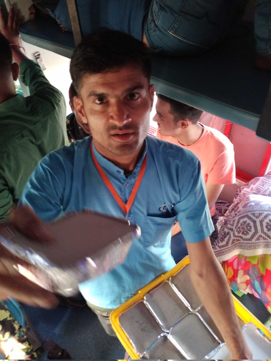 josh540f's tweet photo. @RailwaySeva @RailMinIndia  travelling in 19032 yoga exp from  DLI to ADI .I was charged ₹50 for breakfast instead of ₹40 when asked for bill they denied and say we run with side pentry. PNR.2244645437. S1-54.kindly initiate help https://t.co/IKP0IeHcx2