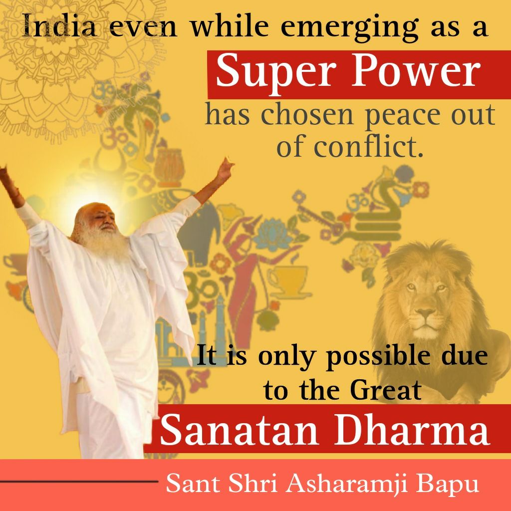 HappyGupta36's tweet photo. Sant Shri Asharamji Bapu always made aware to millions of people the Importance of our #GreatSanatanDharma  
Festivals of which teaches us to live Healthy &amp; blissful life with kindness &amp; generosity. 
Legacy Of Bharat  
Our Culture Our Pride @hinduawakening https://t.co/0p14tJfx4o