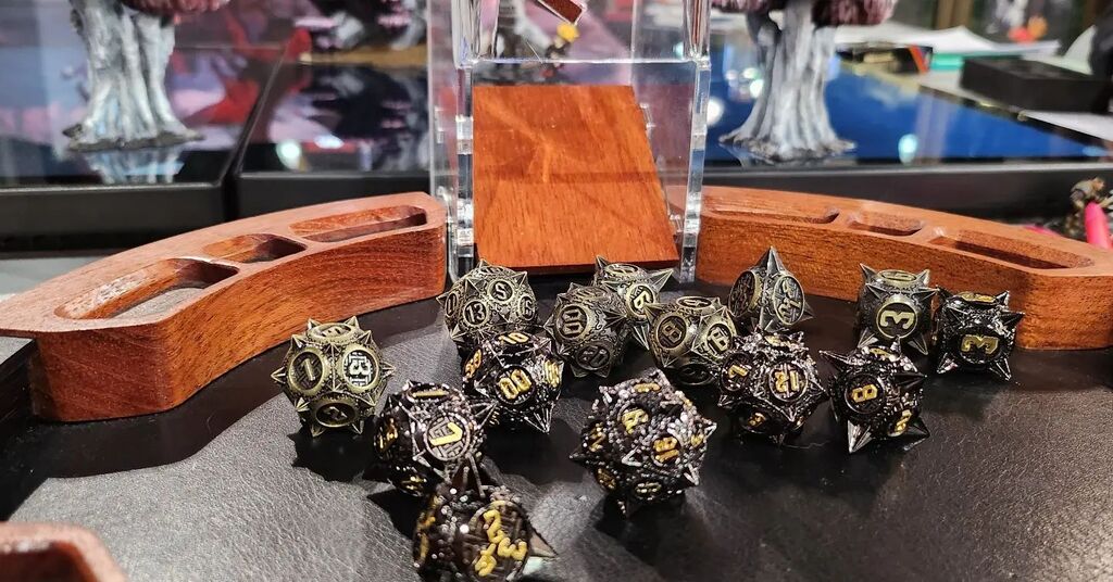 Thanks @lastgameboard for showing off Grid support. Thanks @c4labsinc and <a href="/mythrollarmory/">Mythroll Armory</a> for providing some amazing dice and the dice tower as well