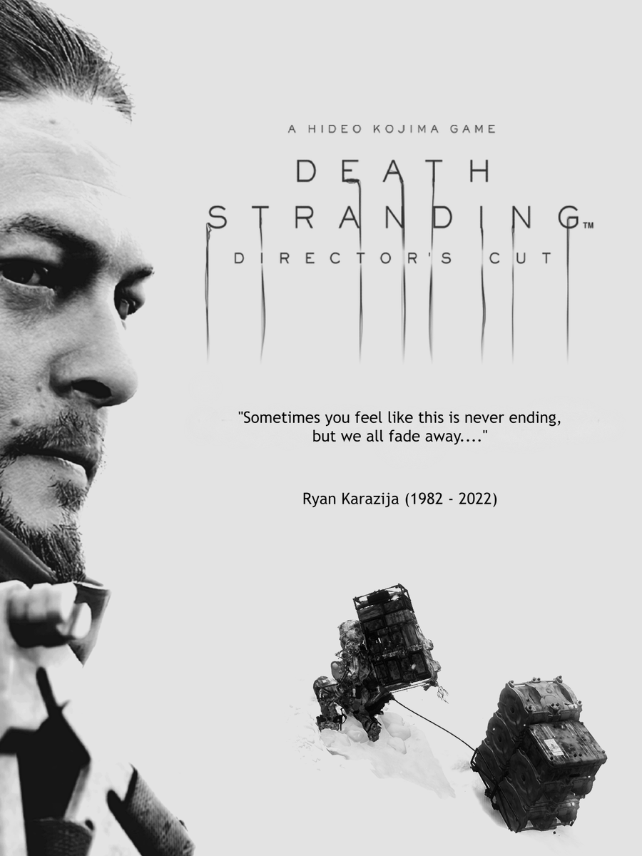 JackAdib_2077's tweet photo. Ryan Karazija (1982 - 2022)

#DeathStranding 
#LowRoarMusic https://t.co/UDHvgDeask