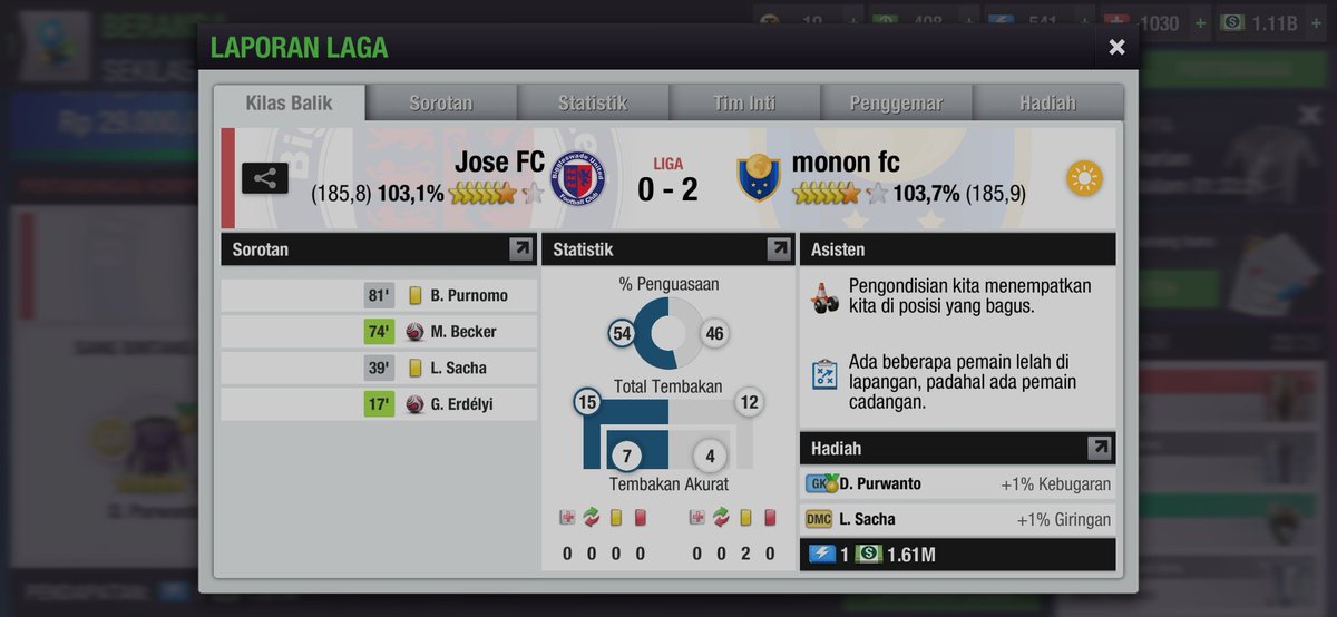 fazli_zen's tweet photo. @topeleven Ada cheaters tolong saya merasa di rugikan https://t.co/6G9wjMJ0RI