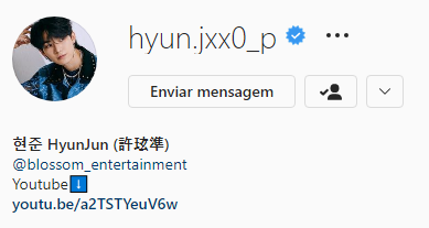 HurBrasil's tweet photo. πΌ #IGPROFILE β’ 16.07.2022
Hyunjun alterou sua foto de perfil no Instagram.
O que acharam do visual novo do gatinho? Por aqui morremos de amores π₯°
#ννμ€ #HYUNJUN #νμ€ #HYUNJUNHUR #HURSHEYS https://t.co/BdcY3naep6