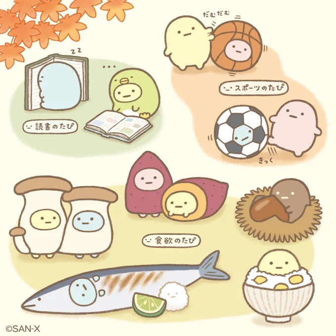 📕🐟⚽秋たぴ🌰🍠🍄 