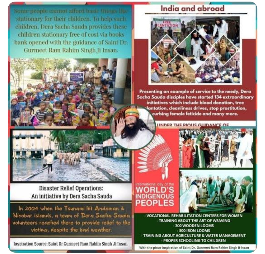 LahoranManjeet's tweet photo. #HumanitySaviour Helping everyone is the biggest task but in this era blood relations have lost their true meaning and humanity is at the verge of endangerment But saint Gurmeet Ram Rahim ji motivate people to think for other before oneself. https://t.co/RGtOaAIEA4