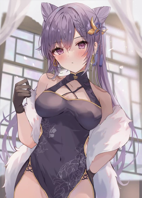 #今月描いた絵を晒そう今月描いた刻晴ちゃん 
