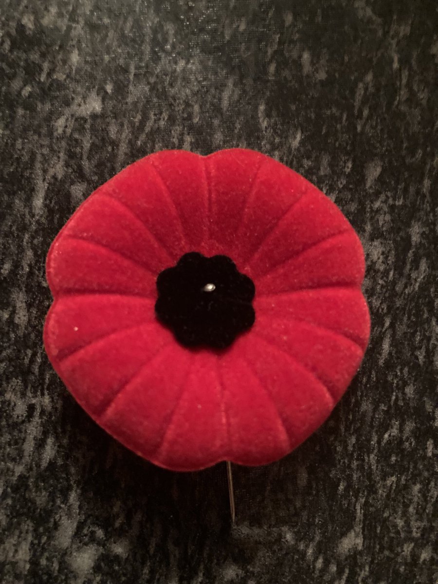 “They will not grow old, as we that are left grow old”. Support the Legion and wear a poppy.  #WeWillRememberThem. #LestWeForget
