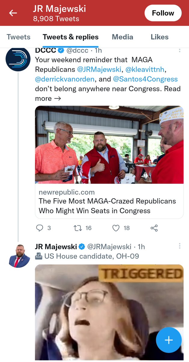 MaumeeMom's tweet photo. #OH09 deserves better than someone as childish as #JRMajewski representing us in Congress.
#VoteBlue https://t.co/92AalygsRo https://t.co/qlAVEun0s6