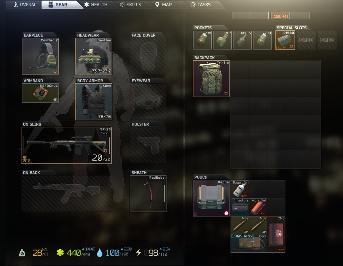 jakeapotamus al Twitter: "I AM A KAPPA GAMER! Second full tarkov wipe I got the Kappa container, I am so happy to achieve this goal. https://t.co/RfN7B22iQw" / Twitter