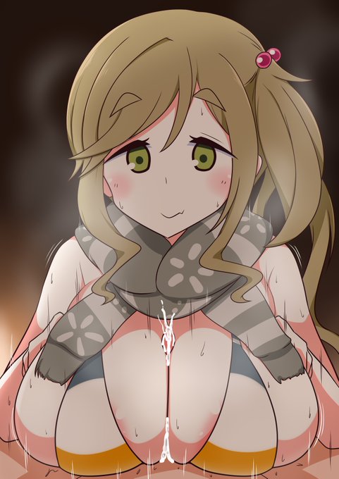 #今月描いた絵を晒そう 犬山あおいちゃんパイズリ 