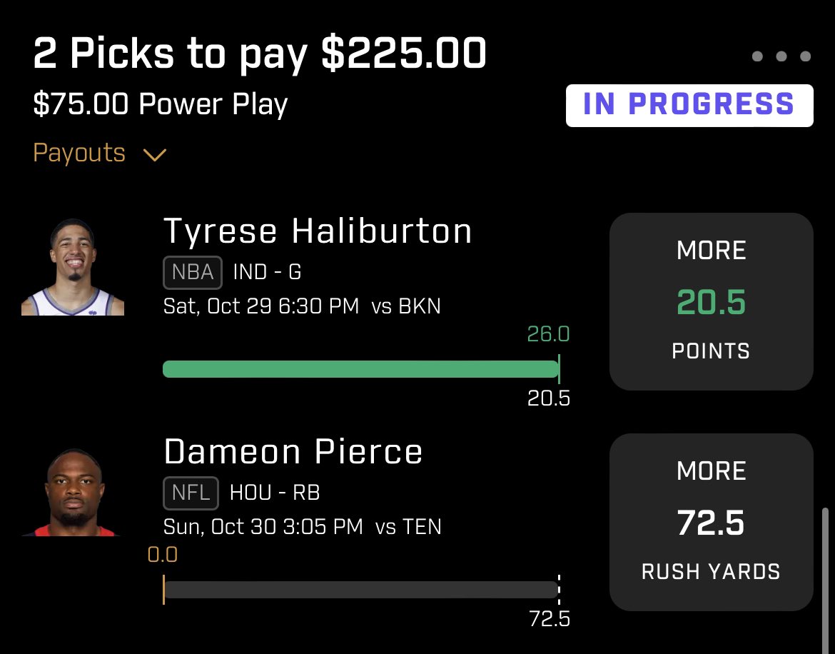 DoctorProfit's tweet photo. 🧹🧹🧹NBA Recap Oct 29🧹🧹🧹

Halliburton o20.5 Points✅
Fox o4/4.5 Reb✅
Harden o9 Ast✅
Murray u7.5 Ast✅
Luka o28.5 1H FS✅
Olynyk o3 Ast✅

CASH EVERYTHING
+10u on cards. Make it +16u if Pierce covers tmrw!

Like+RT and choosing 2 winners for $50 giveaway tomorrow morning https://t.co/IPgedoTW4o