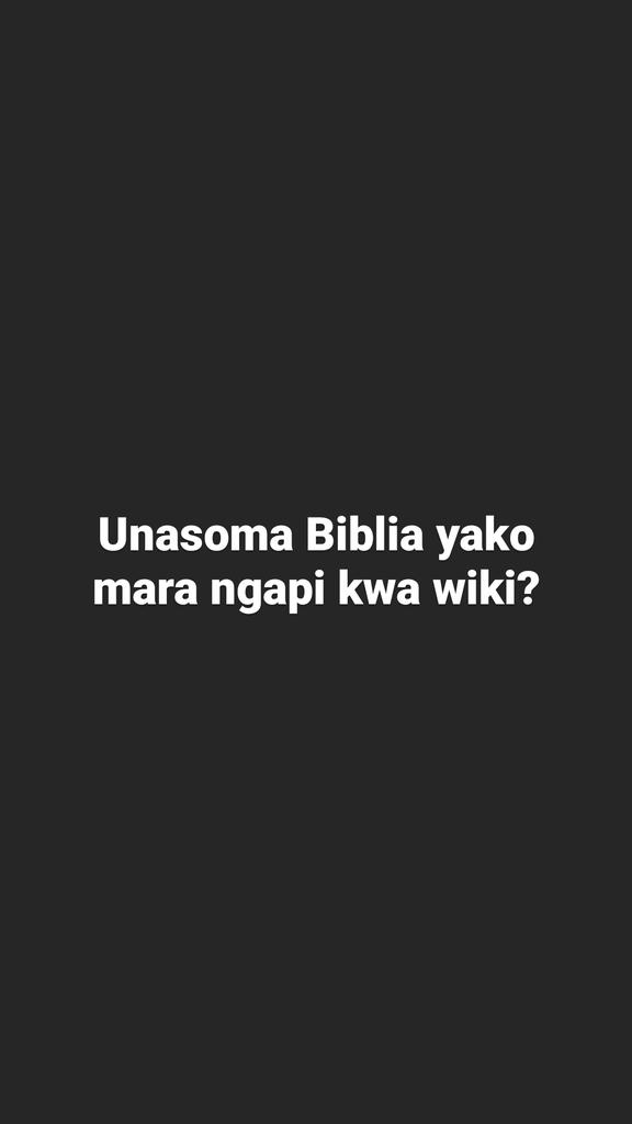CloudsMediaLive's tweet photo. Kama Mkristo Biblia yako unaisoma mara ngapi kwa wiki?
Karibu kwenye #GospelTraxx ya #CloudsFm 

Tucheck kupitia YouTube: Clouds Media. https://t.co/Ha4UZ3UWRr