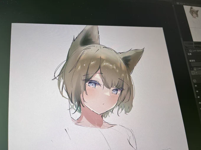 髪塗りの要素を分解してレイヤー構成考えたりしてました!髪塗りで悩まなくなったし自分好みの塗りができるようになって満足! 