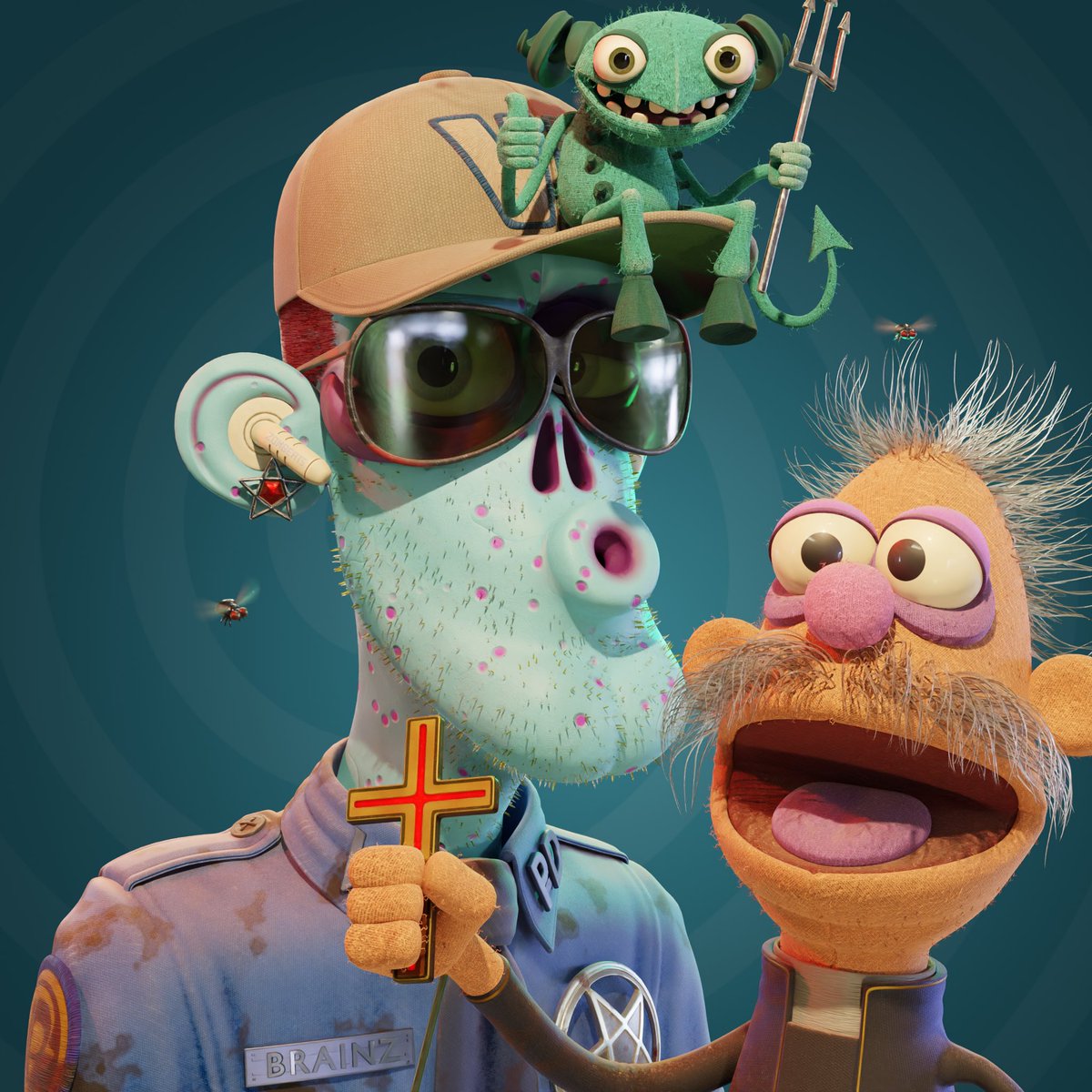 🎉Giveaway Time🎉

Voodoo Posse is a series of 1300 Zombie PFPs by <a href="/mattbag3d/">mattbag3d</a> 

✅Follow <a href="/mattbag3d/">mattbag3d</a> &amp; <a href="/CyberGeckoGang/">Cyber/Mutant Gecko Gang</a> 
✅Like,RT, Tag3!

Checkout this EPIC collection! objkt.com/collection/KT1…

2️⃣Winners selected in 48 ⏳

#tezos #NFTGiveaway #tezoscommunity