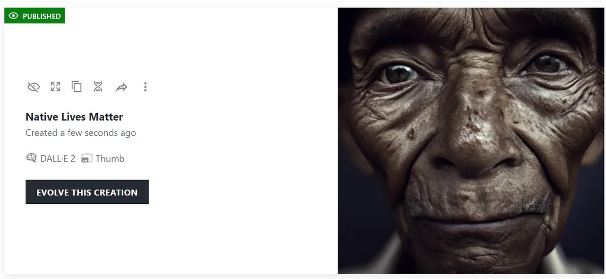Guy_With_Beer's tweet photo. why are some AIs being taught to be racist?

apparently Black, Latino and Native lives do matter, but White lives do not matter so much 

#AIart #racistAI #racism #blm #ai https://t.co/FNv3ZVKHzl