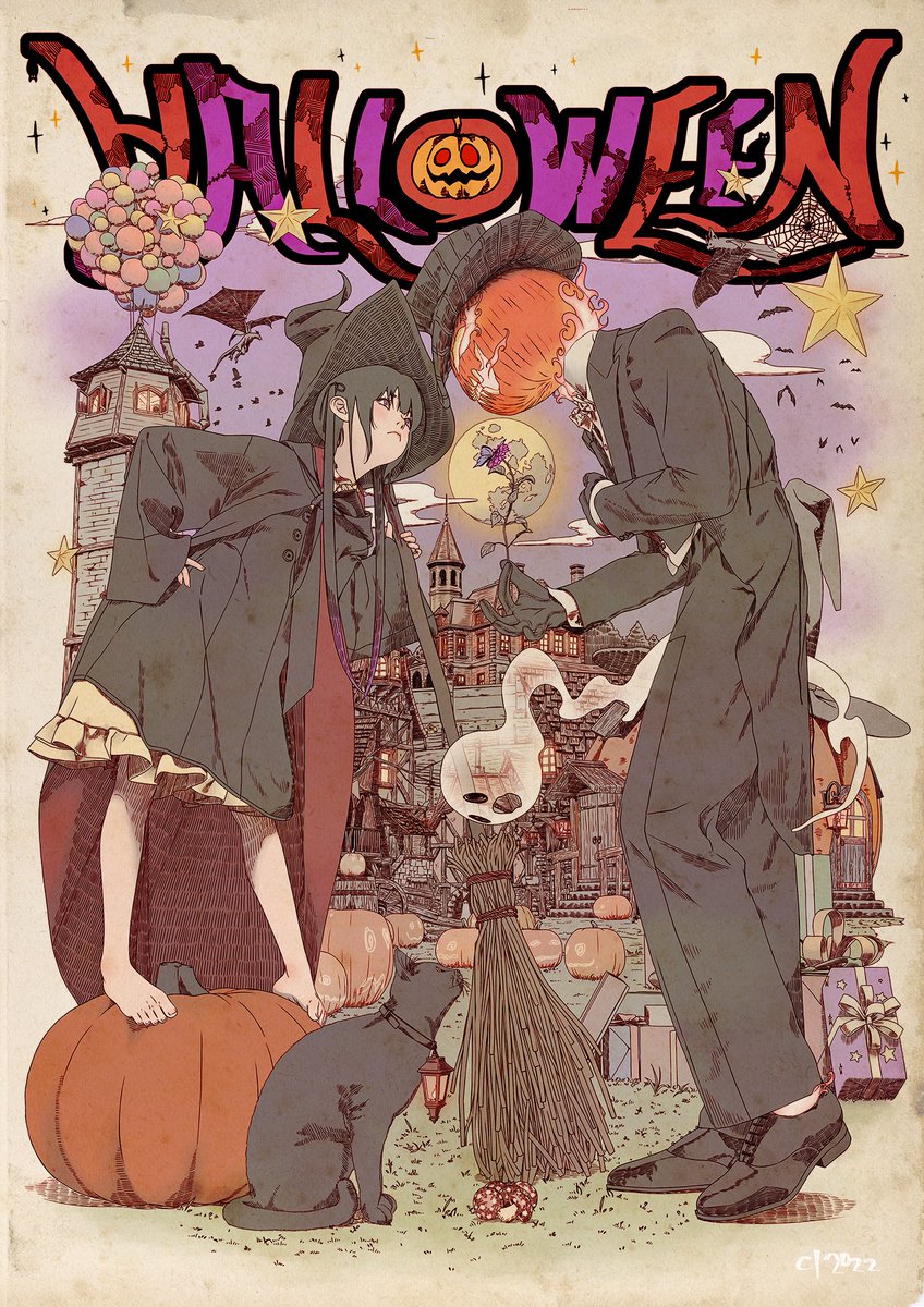 c_l_l_c's tweet photo. ハッピーハロウィン🎃🎃🎃
#ハロウィンイラスト https://t.co/dIXhdfDU4o
