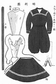 wiki調べだけどいわゆる提灯ブルマーからお馴染みのぴったりタイプに転換した辺りから、「下着みたいで恥ずかしい」って声は根強くあったみたいね。
↓みたいな初期の形を見ると、今のハーフパンツはむしろ先祖還りしてる感まであるなと。 https://t.co/ACuzmM62EL 