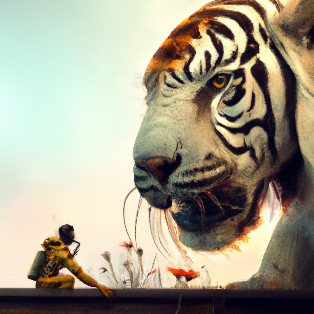 AIArtDuo's tweet photo. “Friendship”
via @OpenAI 

#AiArtwork #aiart #aiartcommunity #aiartist #dalle2art #dalle2 #dalle https://t.co/KWsKFYsjUl