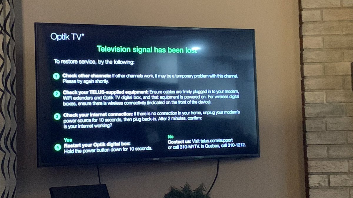 342Monkey's tweet photo. WTF am I paying for @TELUS ????
Nine minutes left in second period of #OilersvsFlames and the connection is lost….
@TELUSsupport I’m close to moving to Shaw or getting a fire stick….tell me why I should continue putting up with this https://t.co/2VkKJW1nrR
