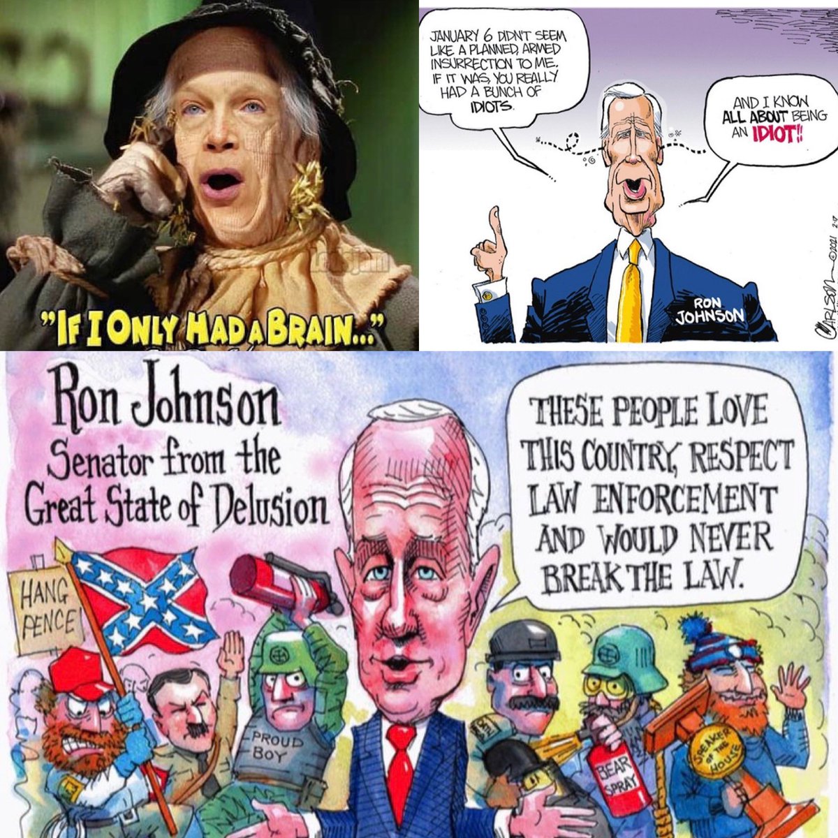 arlene4all's tweet photo. Way to go Obama! More ways of saying “Vote fraudulent, wicked, racist, conspiracy theorist Ron Johnson out.” #RonJohnsonTraitor #RonSeditionistJohnsonMustGo #RonJohnsonIsALiar #RonJohnsonIsACREEP #RonRacistJohnsonIsATraitor⚠️#RonJohnsonIsDISGUSTING🤢 https://t.co/0aTzEyOPCz