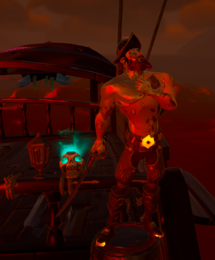 yapperdavid's tweet photo. I've won... but at what cost? @SeaOfThieves #ShoresOfGold https://t.co/Z0f1ysTH2S