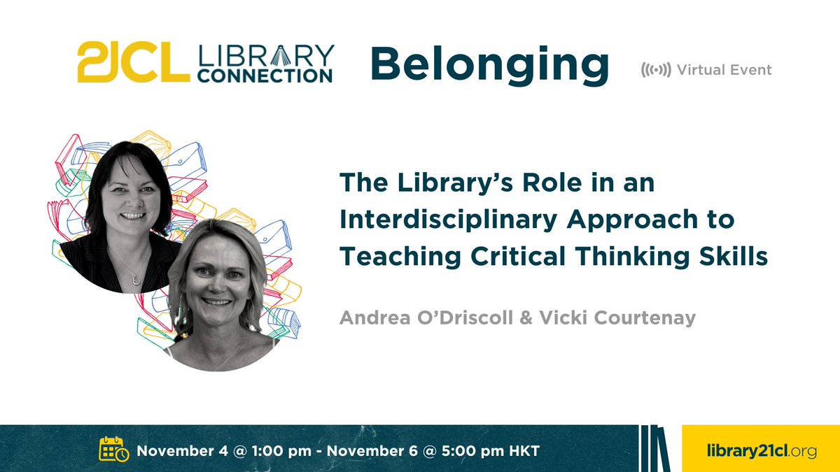 Join Vicki Courtenay (@vickicourtenay)  as she shares  at 21CL Library Connection
#inTLchat 21c.li/3ch?utm_campai…