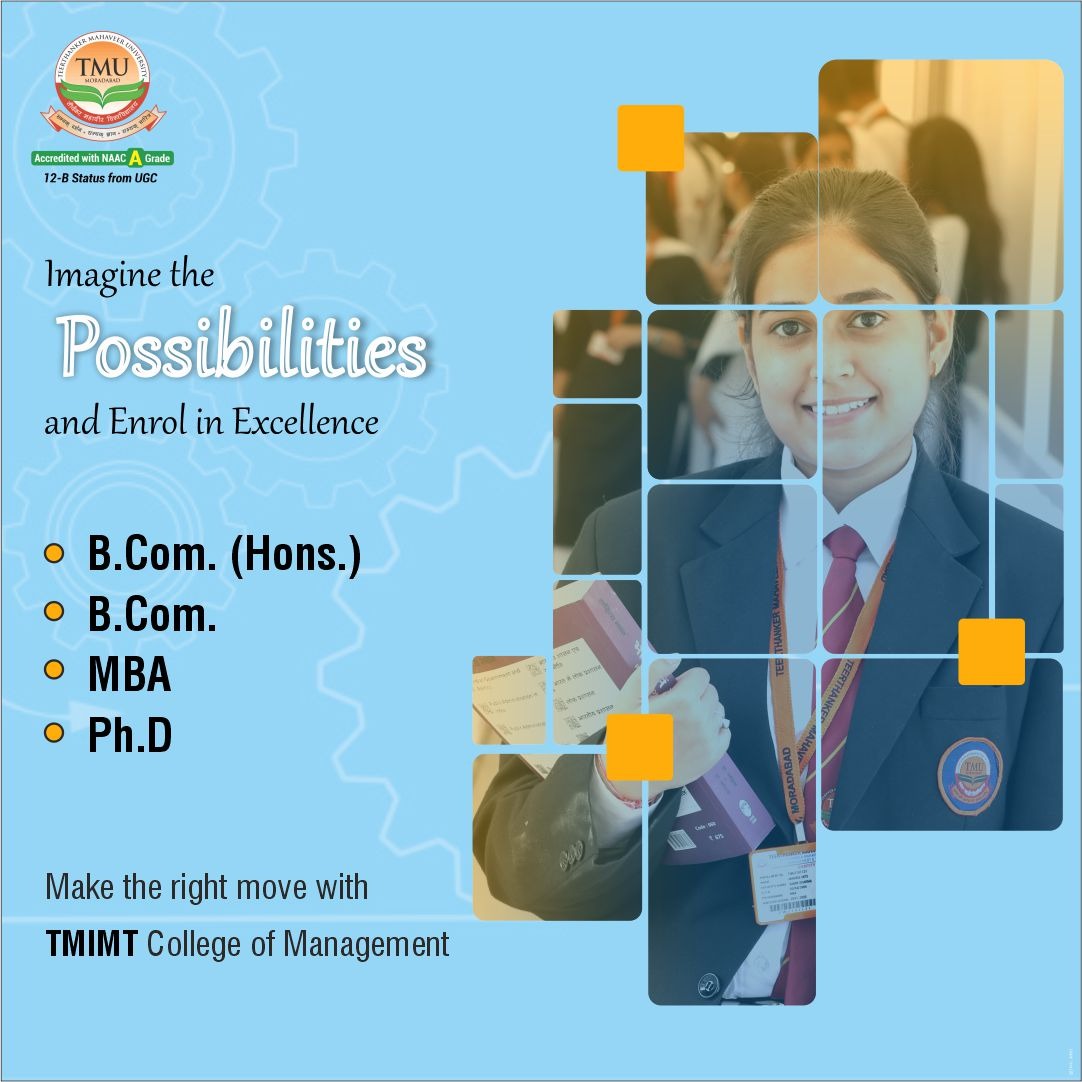 Are you looking for the best management college to pursue your career? 

Check out the updated programmes and top reasons to choose TMIMT College of Management in this blog - bit.ly/3sKLK26
.
.
.
#TMU #TMUMBD #TeerthankerMahaveerUniversity #blog #bestmanagmentcollege