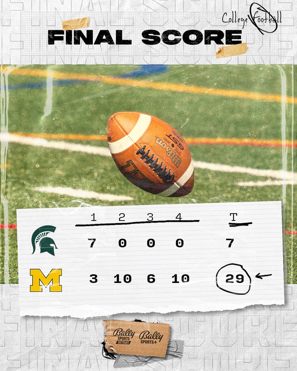 The Paul Bunyan trophy is going to @UMichFootball after a big rivalry game tonight.