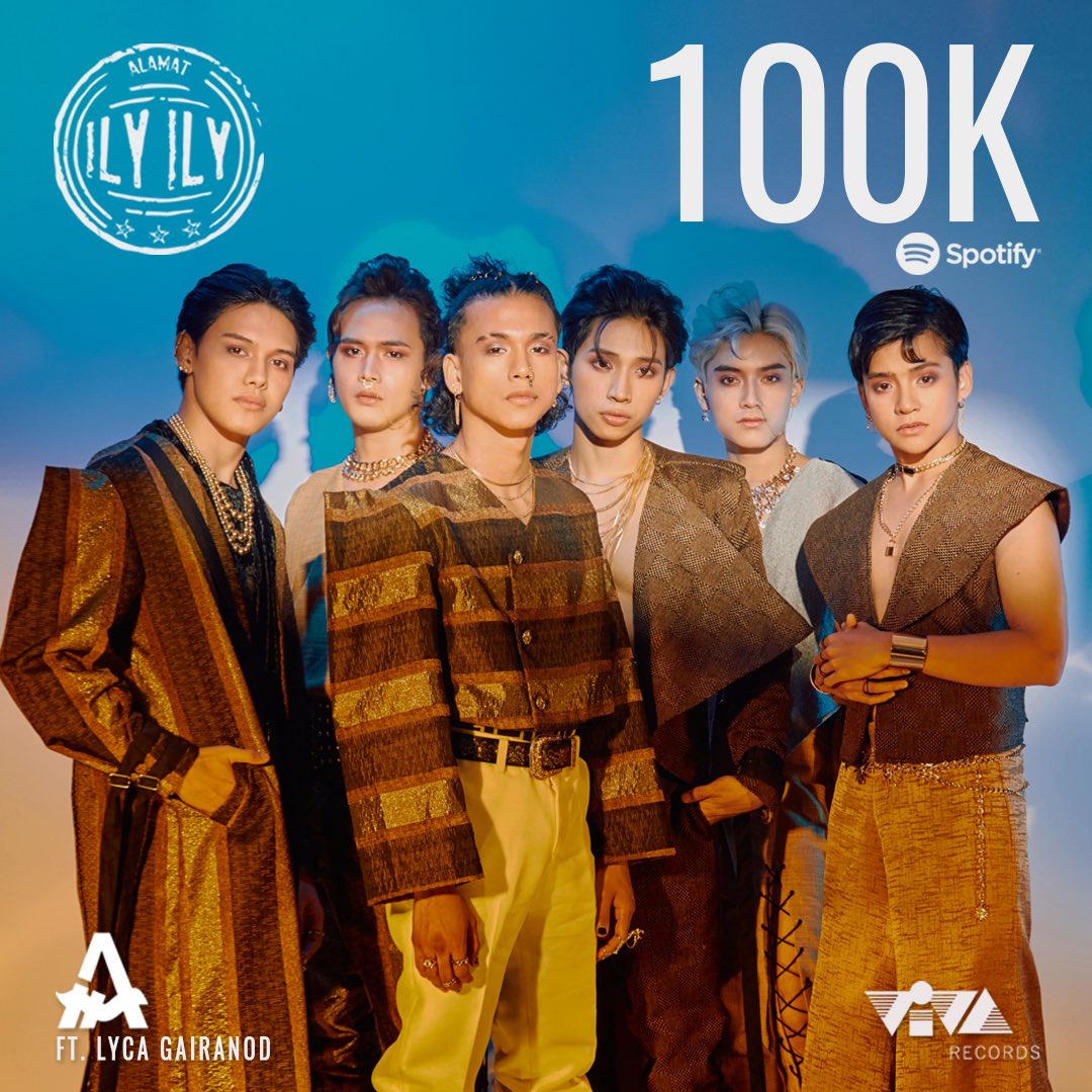 Official_ALAMAT's tweet photo. ILY ILY by #Alamat feat. Lyca Gairanod has surpassed 100,000 streams on Spotify!

ILY ILY is one if the 6 tracks in Alamat's first mini-album, 'Pasulong.' The whole album is out now on digital streaming platforms.

Watch the ILY ILY M/V 🔗 https://t.co/W33nKwVSUE https://t.co/dXbfZiyr5G