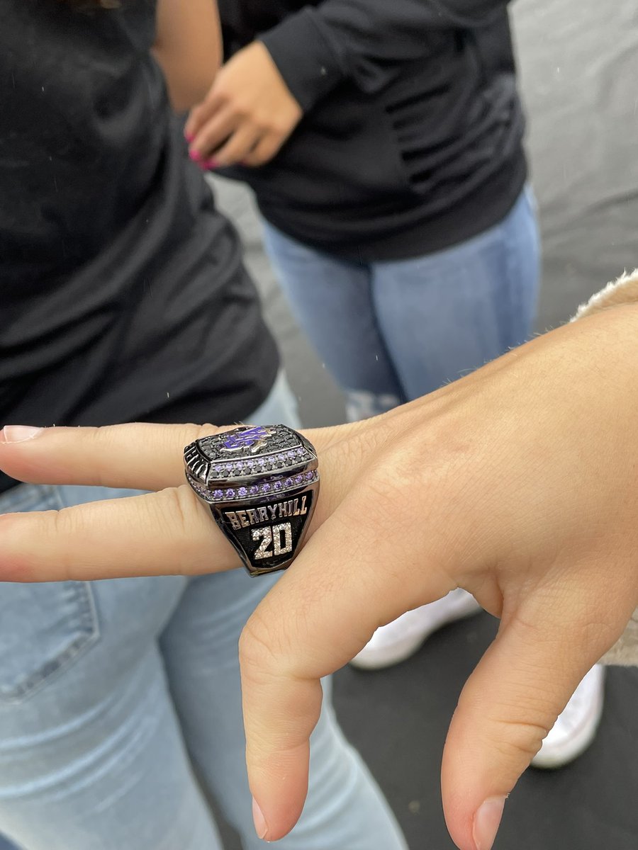 Congratulations to @EmilyBerryhill2 and the @sfa_softball team for receiving they WAC championship rings today! Super proud of you kiddo. #WACchamps #AxeEm