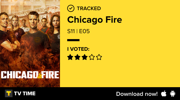 KBWoods24's tweet photo. I've just watched episode S11 | E05 of Chicago Fire! https://t.co/Io3YNSLaho #tvtime https://t.co/qxSnwp8BM8
