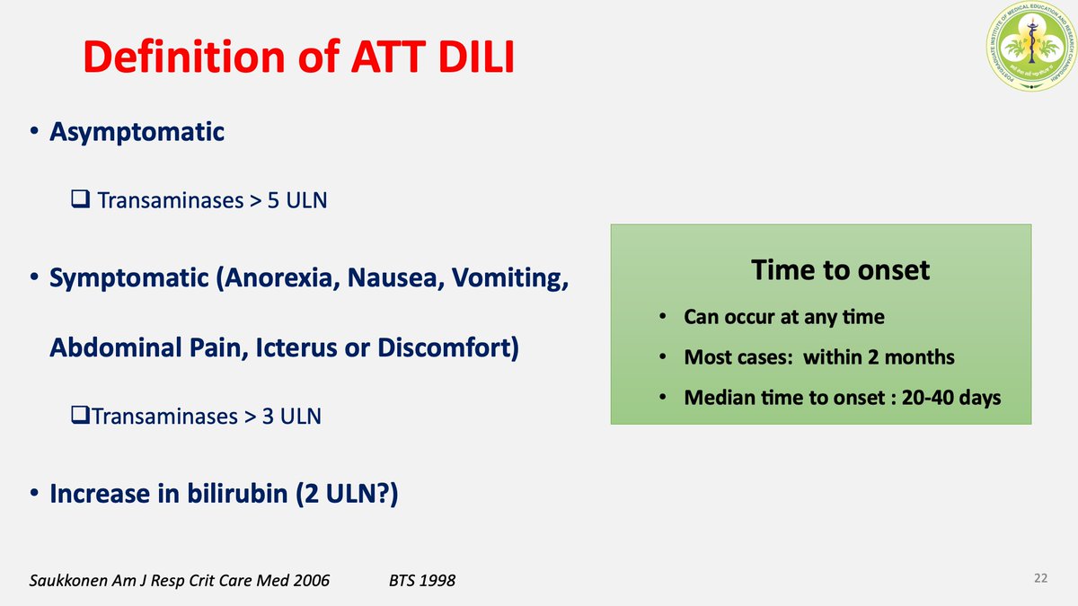 Here is a tweetorial on Antitubercular therapy (ATT)-related hepatitis ...