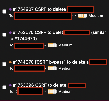 CSRF Dead?
- Not really 😉
#bugbountytips #bugbounty
Most of these were bypassed by changing request method from POST to GET.
Read detailed blog for understanding CSRF by zseano here:
bugbountyhunter.com/vulnerability/…