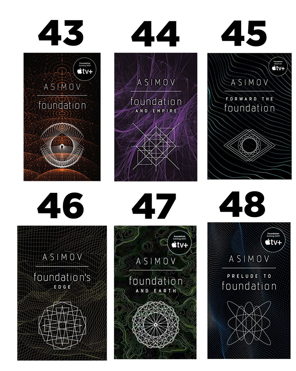 Library Mindset on Twitter "43)Foundation 44)Foundation and Empire 45