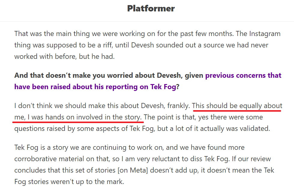 Brave @svaradarajan before @AmitMalviya filed FIR: 'We should not make this about Devesh Kumar. (It's) equally about me, I was hands on involved in the Meta story.' @thewire_in after Amit filed FIR: 'We have filed a complaint against Devesh who supplied fabricated material.'