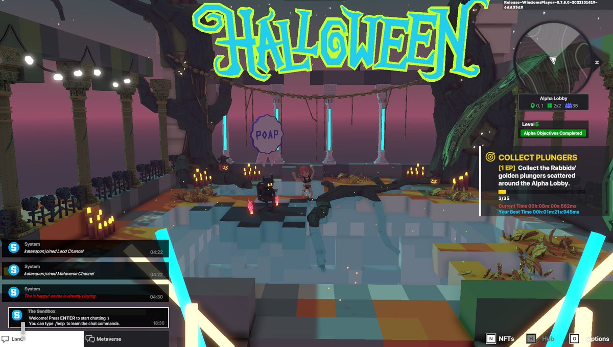 KhetFan's tweet photo. @TheSandboxGame I just participated in The Sandbox Halloween Special Giveaway. At the top of the Halloween Alpha Lobby Parkour!
😈 👇 https://t.co/taNs1iDFaI