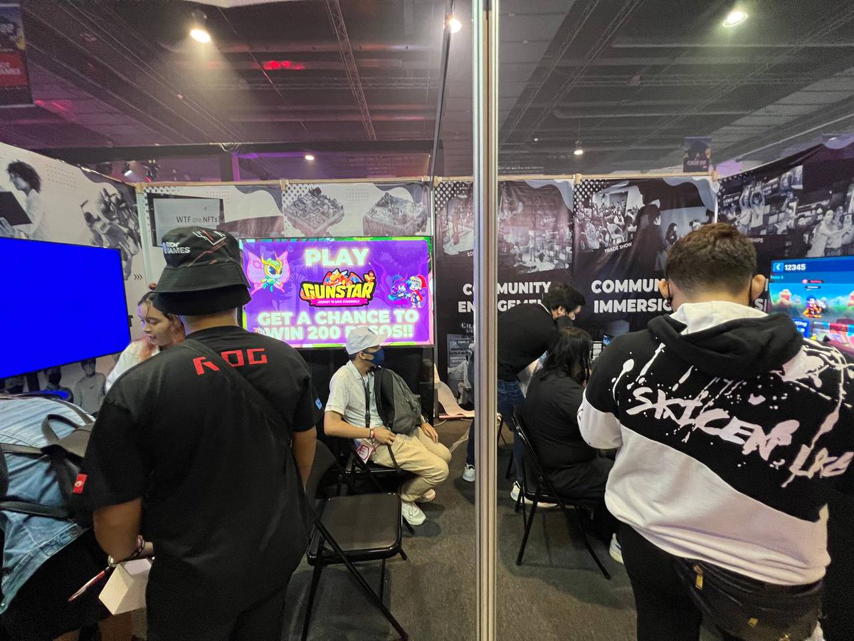 GunStar_io's tweet photo. Visit @CibolaGamers  Cibola's booth x #Gunstar #Metaverse at ESGS'22 with interesting activities:

1.Participate in #PvP Competition - Chance to win cash prizes.  
2.Check in at Cibola Labs's booth with Rosaging Pet-Chance to own a #NFT Pet of Gunstar Metaverse

Let's goooo 🔥🔥 https://t.co/cy6OHpyo4J