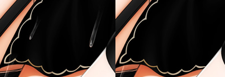 間違い探し。😆
左が間違いで右が修正した物。
違いが判るかな?🧐
多分1枚目以外殆ど判らないレベルだと思います。
こんなのが他にも20以上あったので修正が大変だった…
と言うか本人以外気づいた人がいないと思うけど。😶
判るのがサングラスの鼻当ての色が付いて無かったりした奴ぐらいかも… 