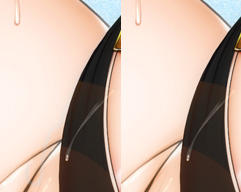 間違い探し。😆
左が間違いで右が修正した物。
違いが判るかな?🧐
多分1枚目以外殆ど判らないレベルだと思います。
こんなのが他にも20以上あったので修正が大変だった…
と言うか本人以外気づいた人がいないと思うけど。😶
判るのがサングラスの鼻当ての色が付いて無かったりした奴ぐらいかも… 