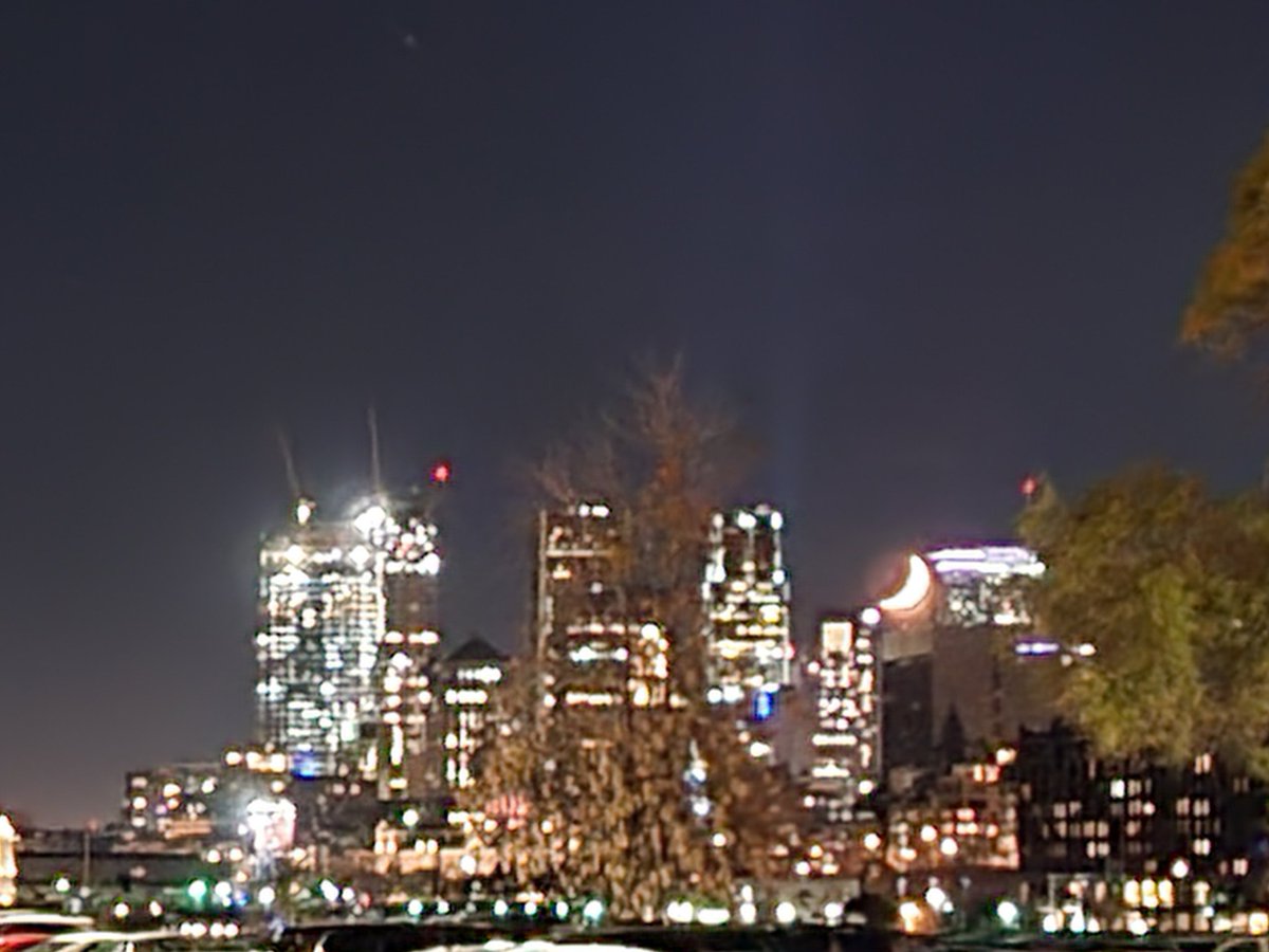 Beautiful addition to the Montreal skyline tonight.