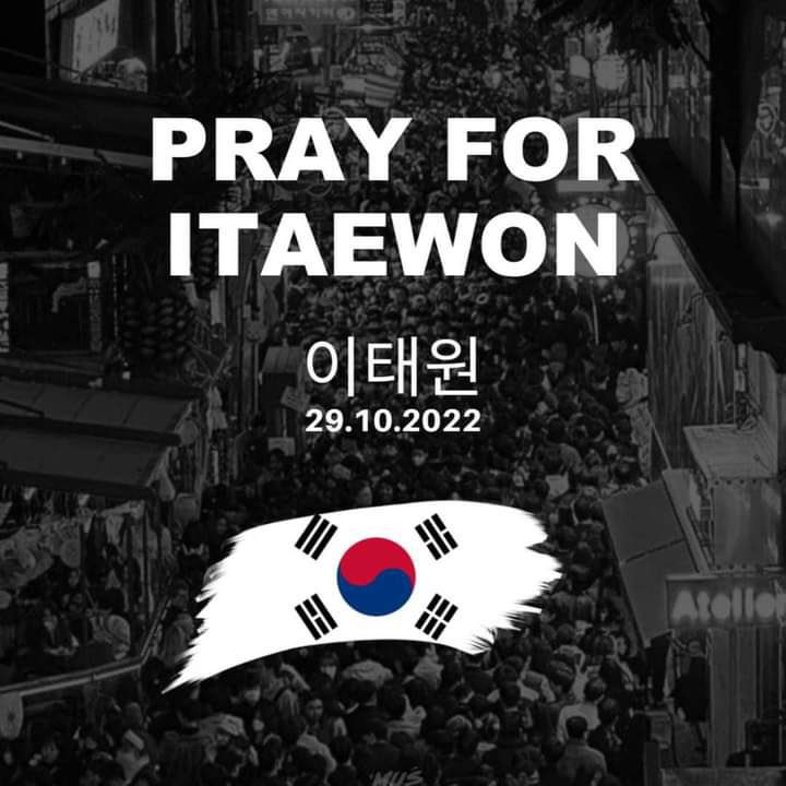 RIP 🖤 Pray for Itaewon 🇰🇷
#อิแทวอน #Itaewon #이태원