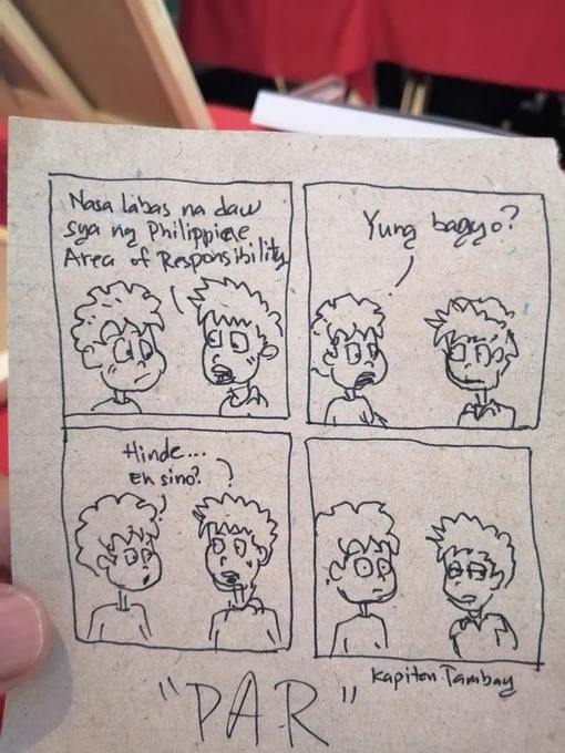 Wala ako sa bahay eh, kaya eto na lang muna. #PhilippineAreaOfResponsibility 